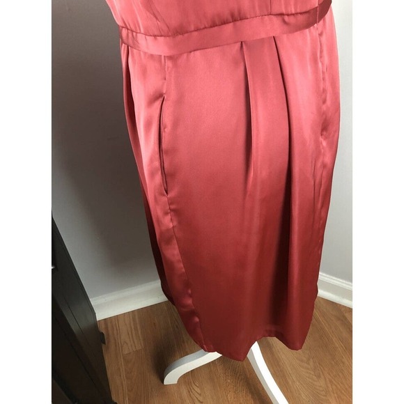 Max And Cleo Sleeveless Roses Detail Formal Dress 12 A-line Lined Open Zipper - Picture 3 of 7